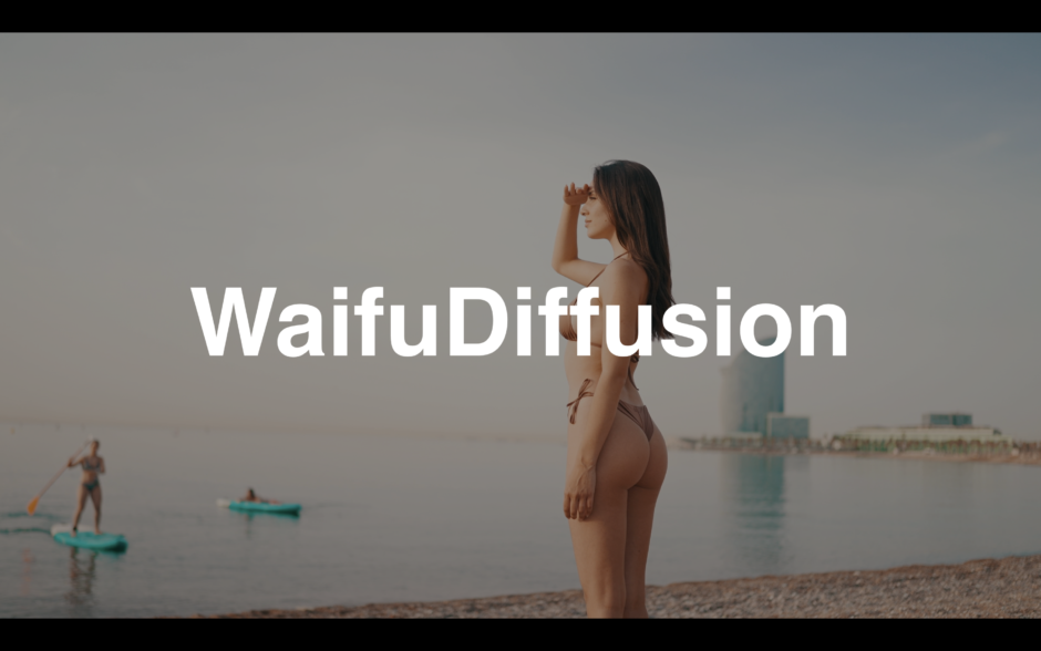 【WaifuDiffusion】ダウンロードと利用方法【ワイフディフュージョン】